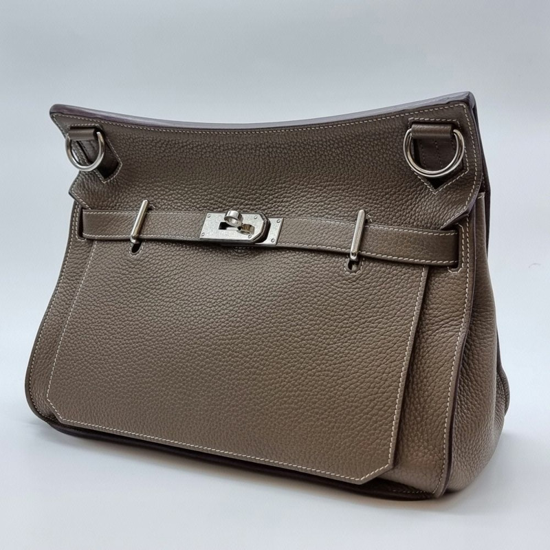 【包稅】HERMES Jepcier 斜背包 Etoupe (P) HEB090911-1