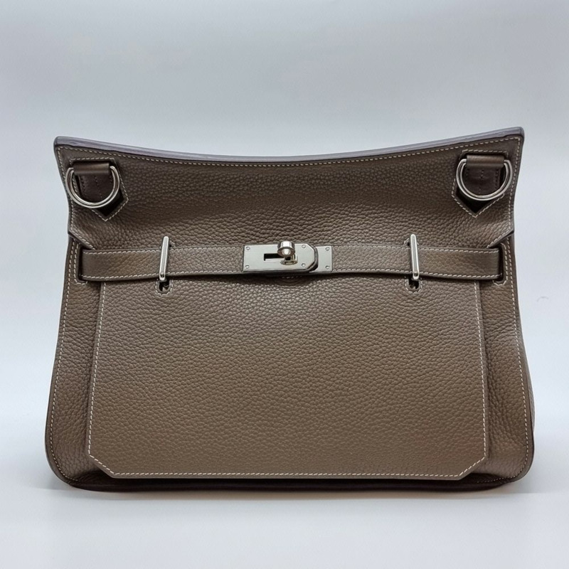 【包稅】HERMES Jepcier 斜背包 Etoupe (P) HEB090911-2