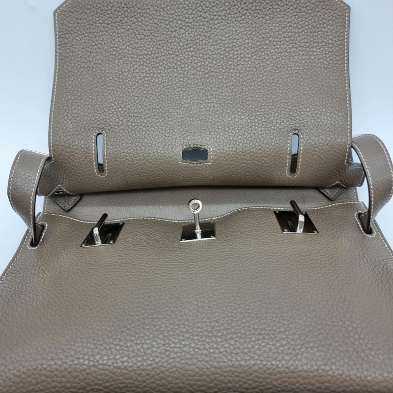 【包稅】HERMES Jepcier 斜背包 Etoupe (P) HEB090911-4