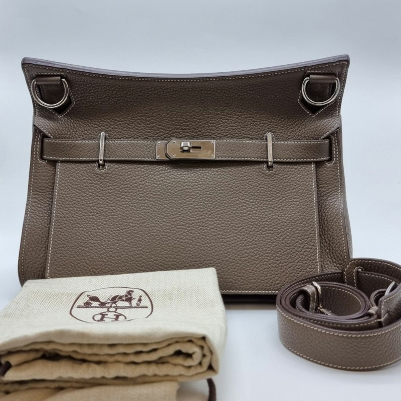 【包稅】HERMES Jepcier 斜背包 Etoupe (P) HEB090911-7