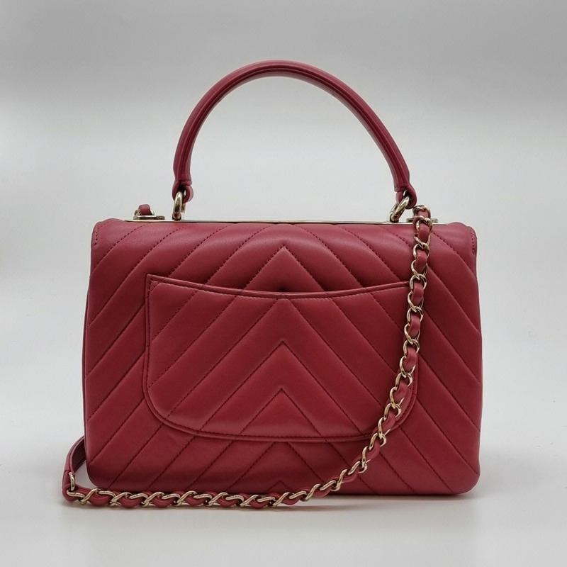 【包稅】CHANEL 時尚 CC 手提單肩包 粉紅 CHB090912-3