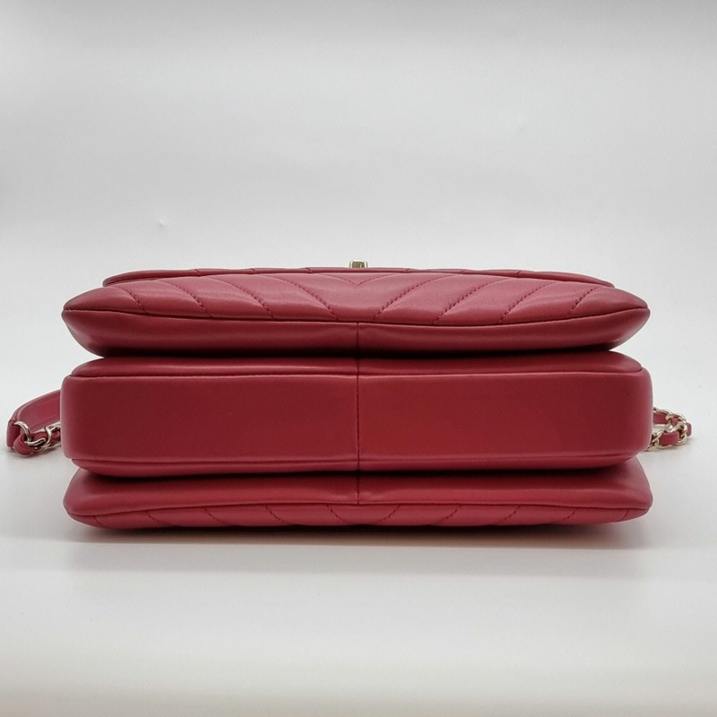 【包稅】CHANEL 時尚 CC 手提單肩包 粉紅 CHB090912-4