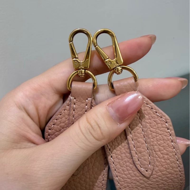 LV 路易威登 Capucines mini 粉色拼蛇皮手柄 芯片款 整體98新成色～-6