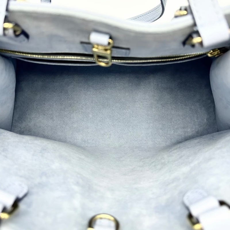 LV 夏日限定onthego中號夏日藍色金扣手提肩背包35*26*15 98新配件塵袋-1