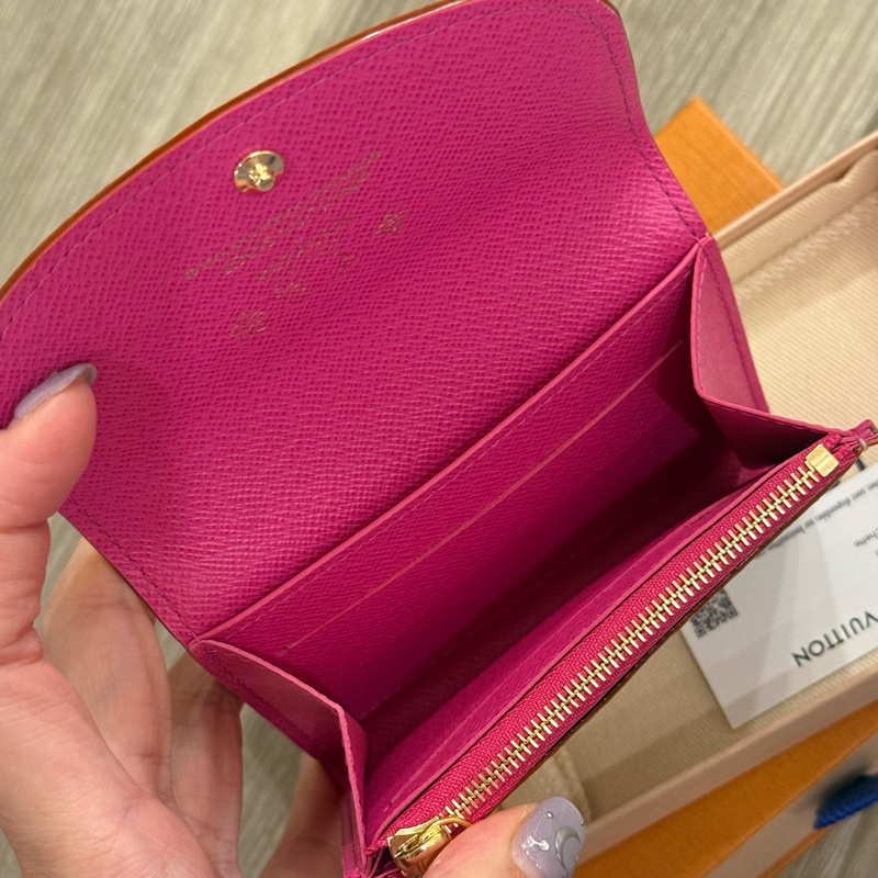 Louis Vuitton LV 村上隆 信封式卡包 零錢包 短夾-3