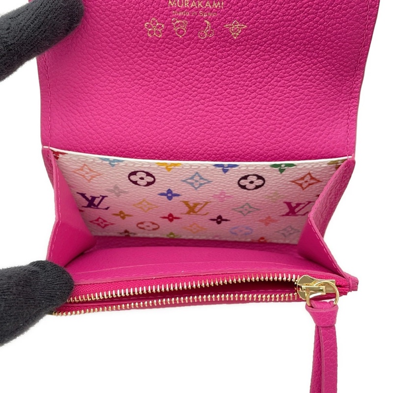 Louis Vuitton Lv 村上隆 信封式卡包 零錢包 短夾-3