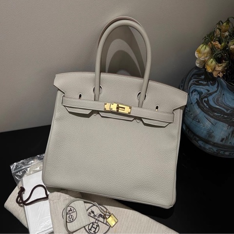 有購證🩷 愛馬仕 Hermes birkin30珍珠灰 Z刻
