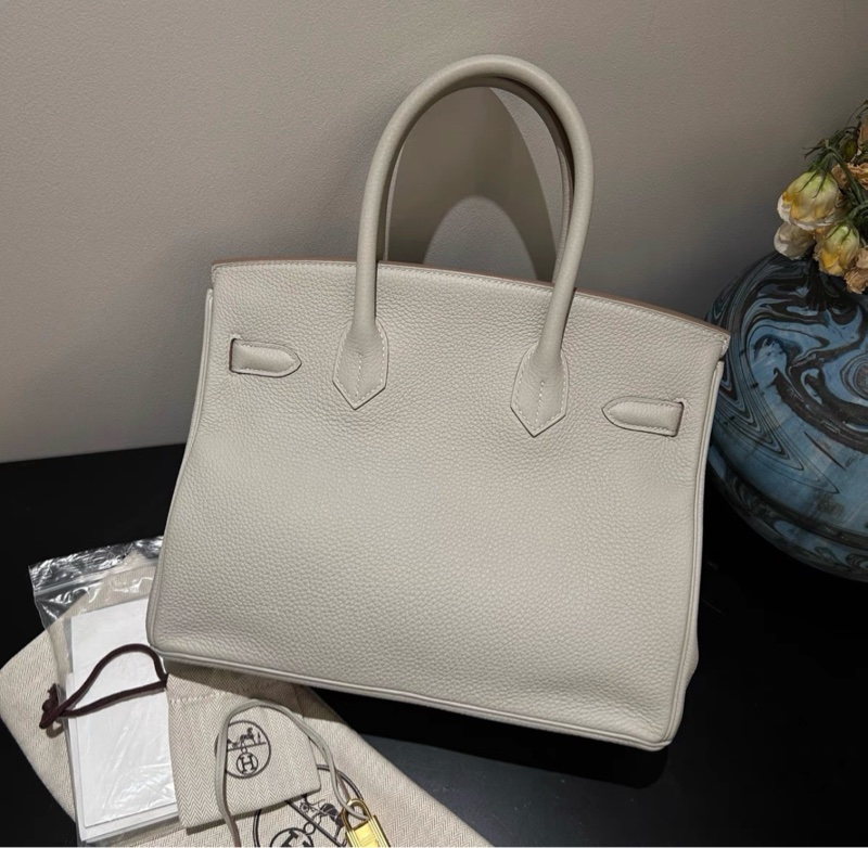 有購證🩷 愛馬仕 Hermes birkin30珍珠灰 Z刻-1