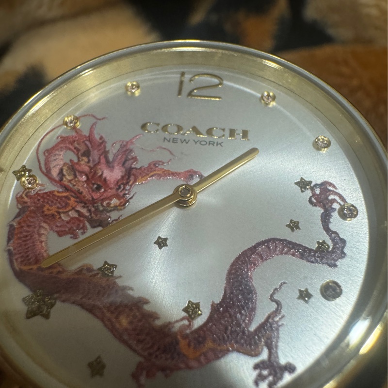 正品 COACH  蔻馳 全球限量特別版 蓮羊彩繪限量錶款-0