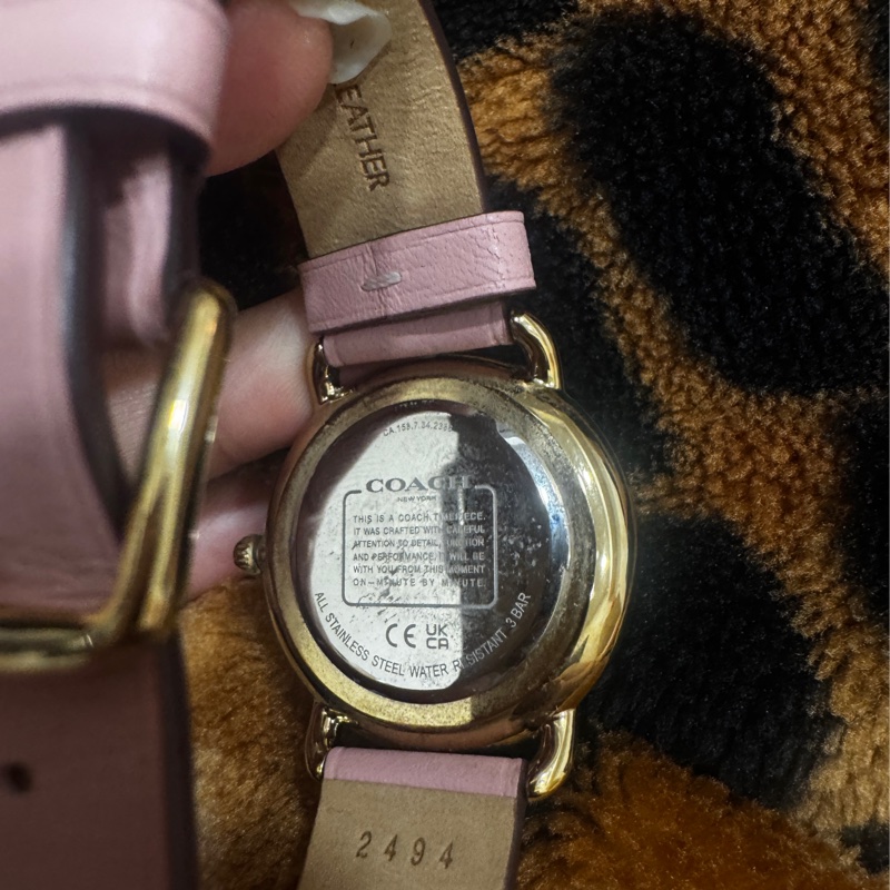 正品 COACH  蔻馳 全球限量特別版 蓮羊彩繪限量錶款-9