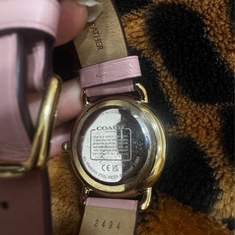 正品 COACH  蔻馳 全球限量特別版 蓮羊彩繪限量錶款-16