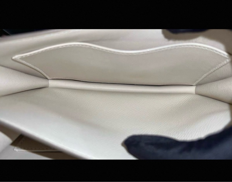 HERMES Mini Constance 19 奶昔白 玫瑰金扣 Y刻 98新-15