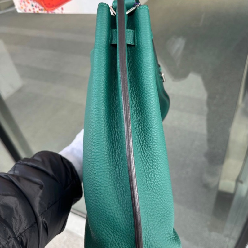 愛馬仕So kelly 22 孔雀綠-2