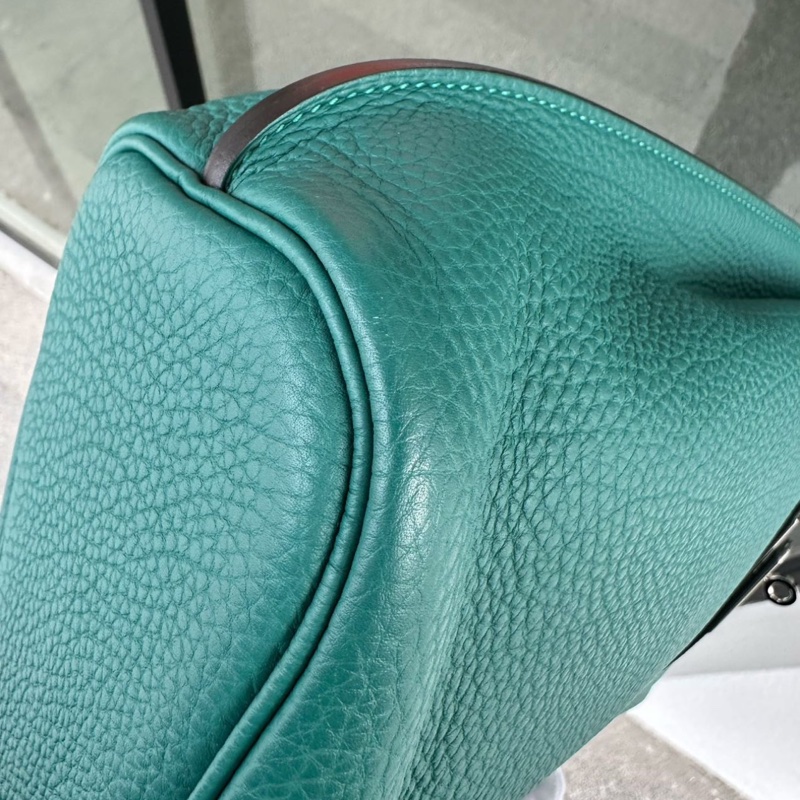 愛馬仕So kelly 22 孔雀綠-11