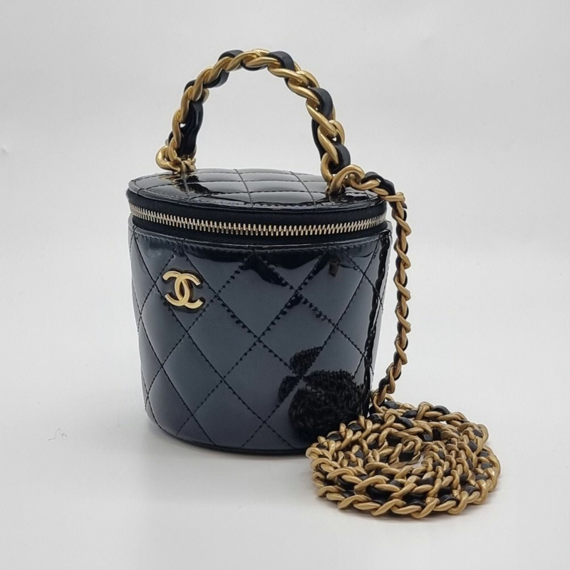 【包稅】CHANEL 專利化妝手提斜背包(附晶片)4CHB090923-1