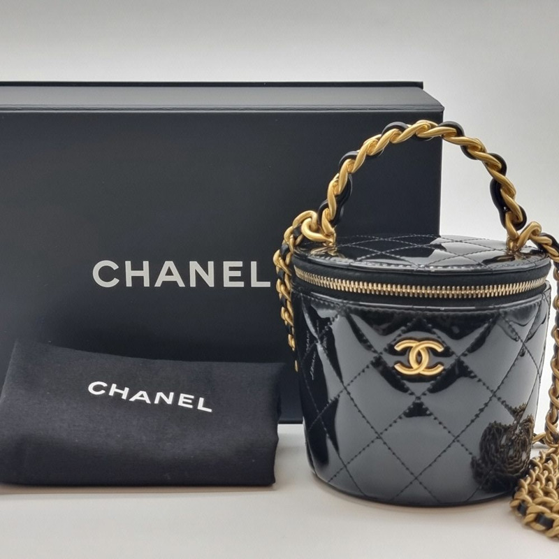【包稅】CHANEL 專利化妝手提斜背包(附晶片)4CHB090923-7