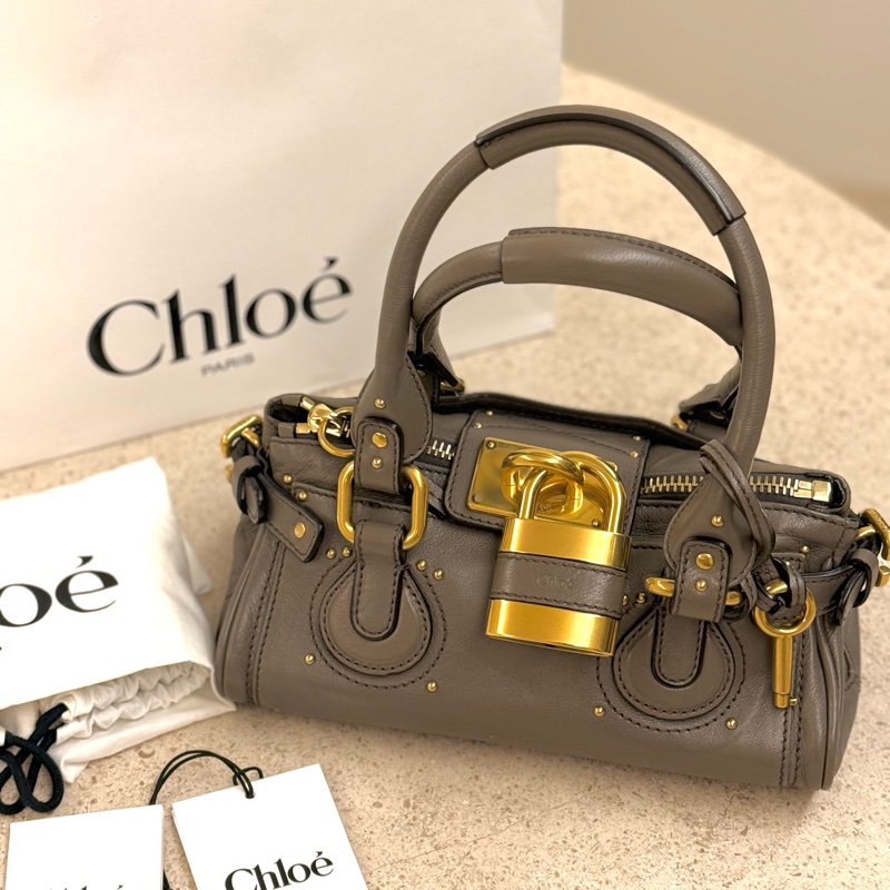 Chloé Paddington small 鎖頭包🔒2025新版-0