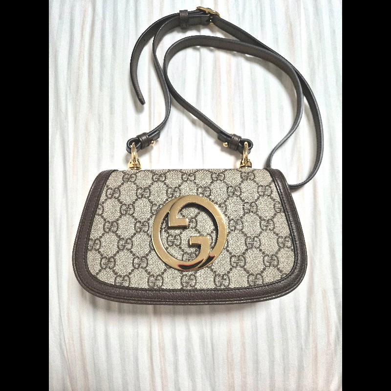 gucci blondie mini烏木色老花-0