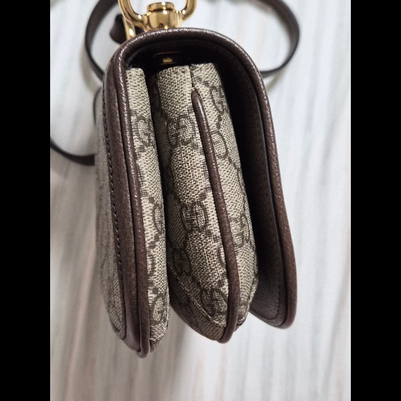 gucci blondie mini烏木色老花-9