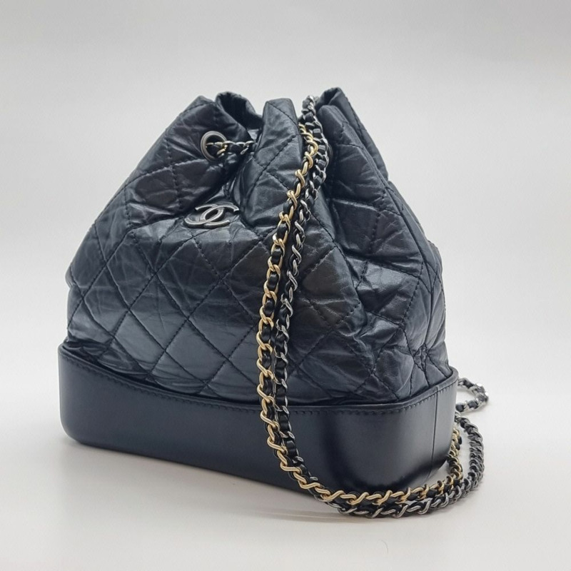 【包稅】CHANEL Gabrielle 背包 黑色 CHB091701-1
