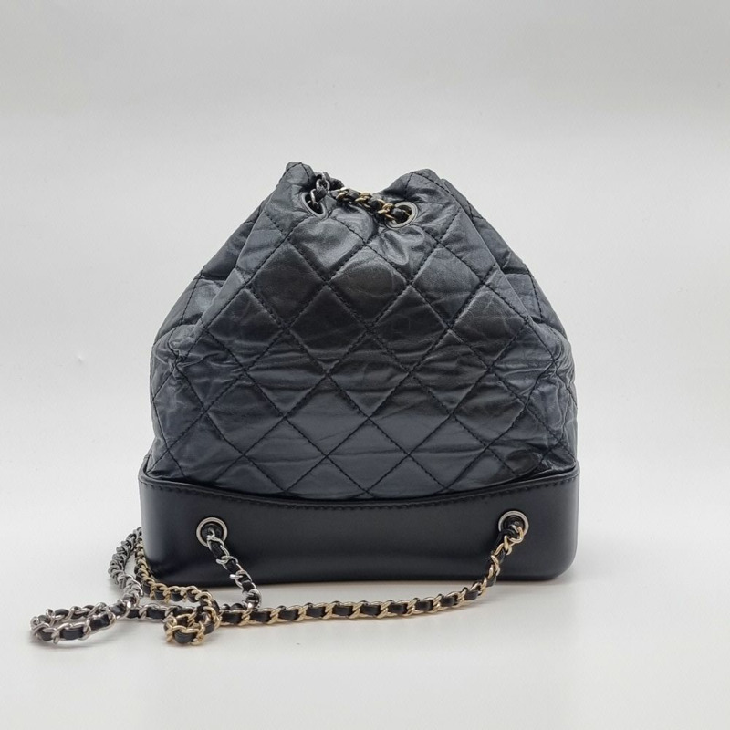 【包稅】CHANEL Gabrielle 背包 黑色 CHB091701-3