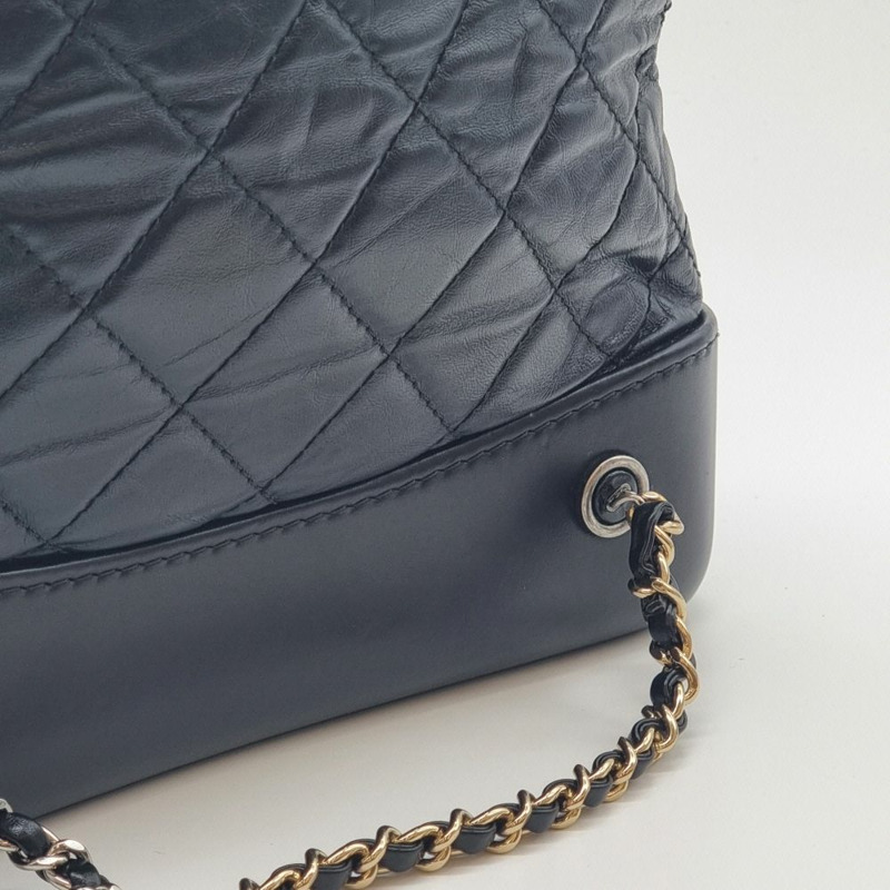 【包稅】CHANEL Gabrielle 背包 黑色 CHB091701-4