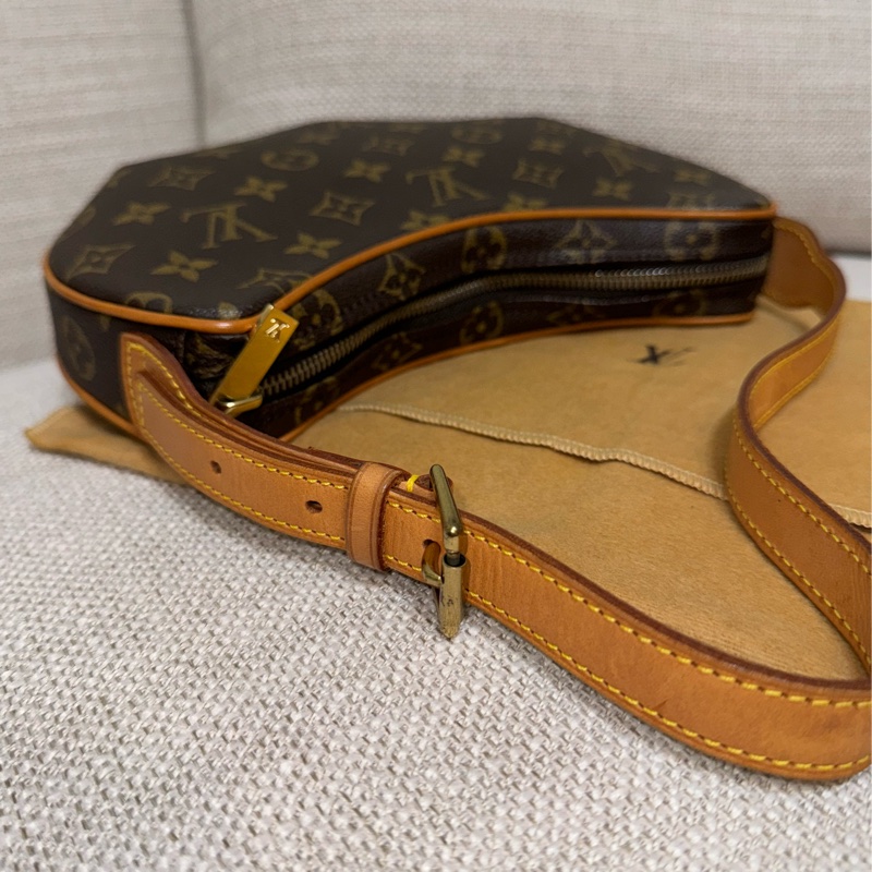 LV Croissant small 中古可頌包小號🥐漂亮好包況🧡豌豆包/月亮包/月牙包/LV老花肩背包/LV腋下包-41