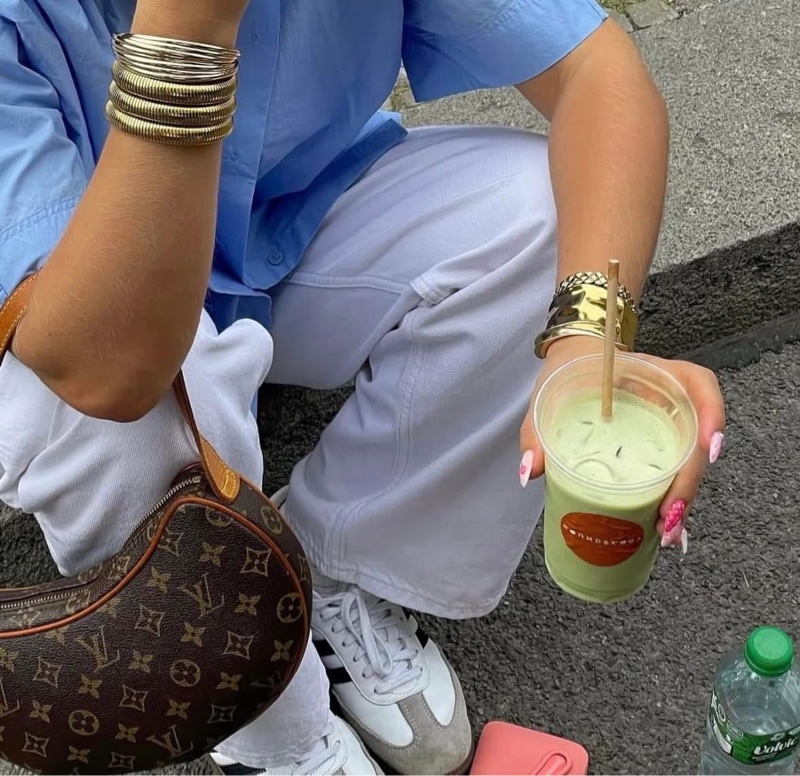 LV Croissant small 中古可頌包小號🥐漂亮好包況🧡豌豆包/月亮包/月牙包/LV老花肩背包/LV腋下包-18