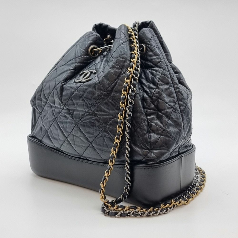 【包稅】CHANEL Gabrielle 背包 黑色 CHB092822-1