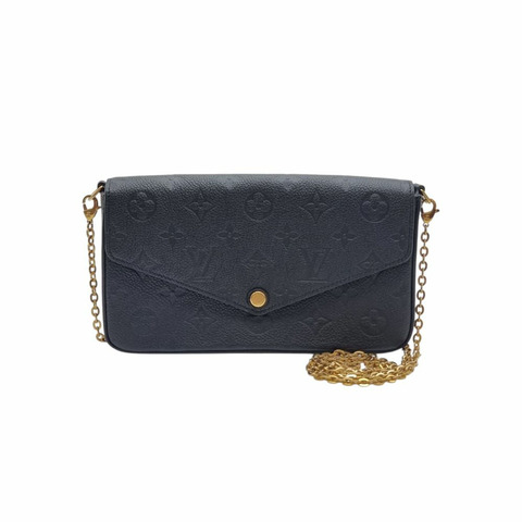LOUIS VUITTON Monogram Empreinte Felicie Pochette 斜背包 LOB100102