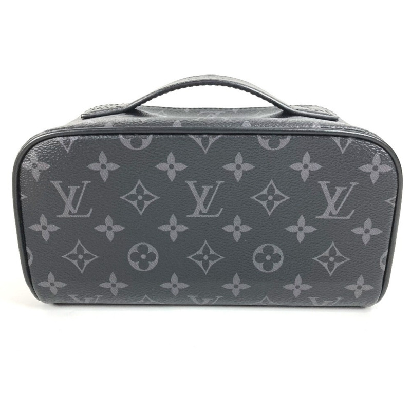 路易威登 M11508 Monogram Eclipse 男士黑色帆布化妝包/手拿包/備用手包-1