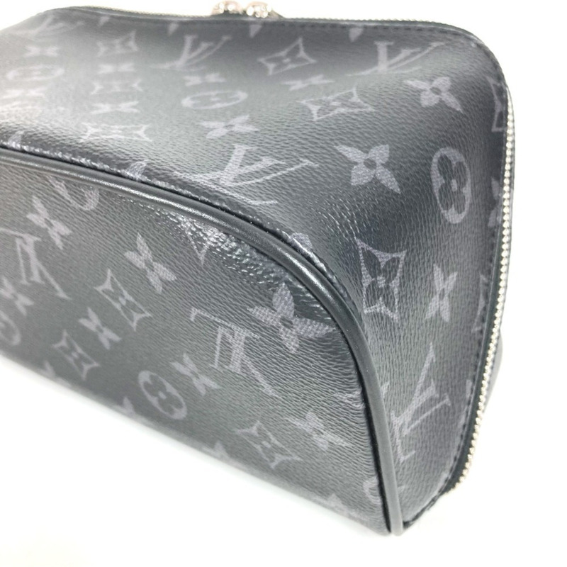 路易威登 M11508 Monogram Eclipse 男士黑色帆布化妝包/手拿包/備用手包-5