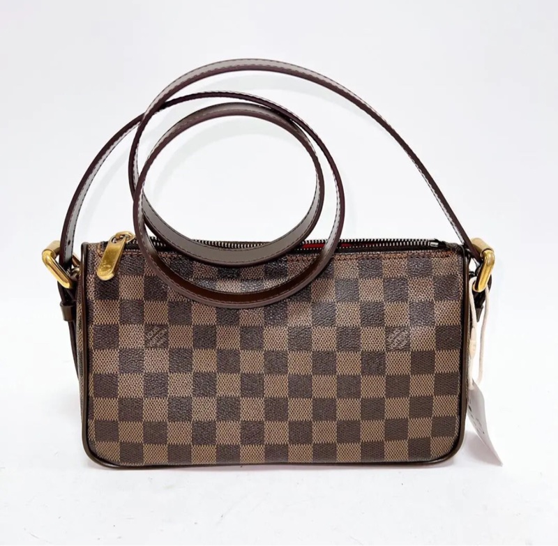 【90%新✨全網最低價】LV Ravello棕棋盤格奔馳包斜挎包中古vintage-1