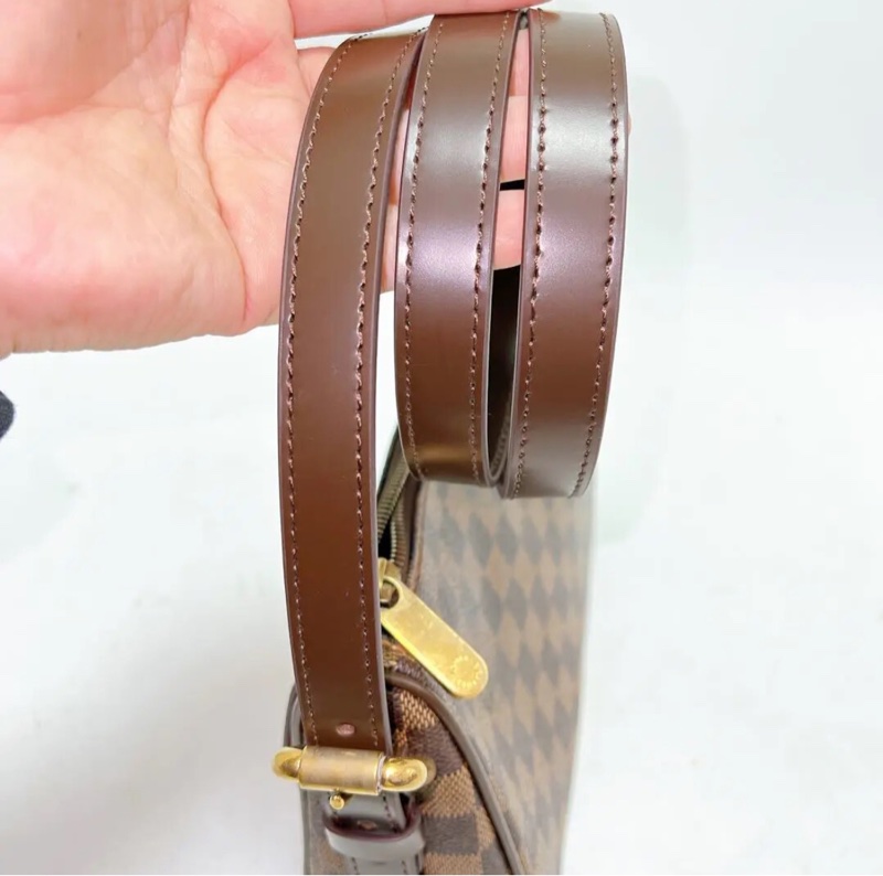 【90%新✨全網最低價】LV Ravello棕棋盤格奔馳包斜挎包中古vintage-6