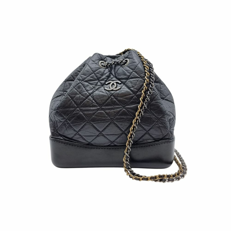 【包稅】CHANEL Gabrielle 背包 黑色 CHB101339-0