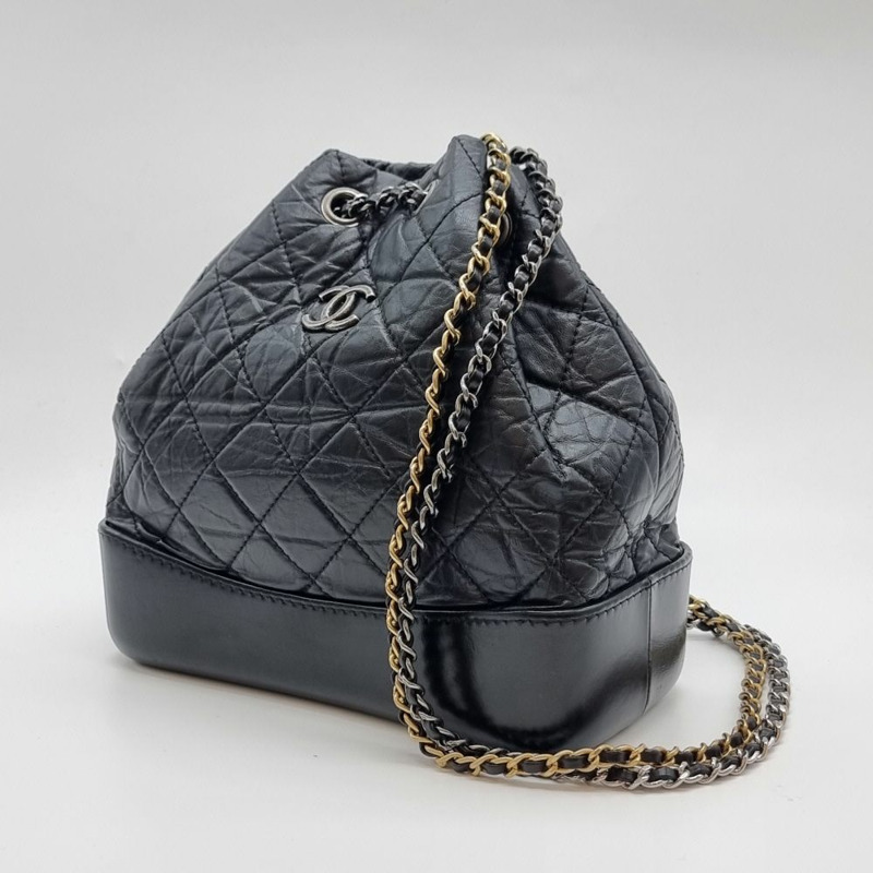 【包稅】CHANEL Gabrielle 背包 黑色 CHB101339-1