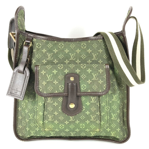 路易威登 M92322 Monogram Mini Bouzas Marie Kate 帆布斜背單肩包，女士，卡其色