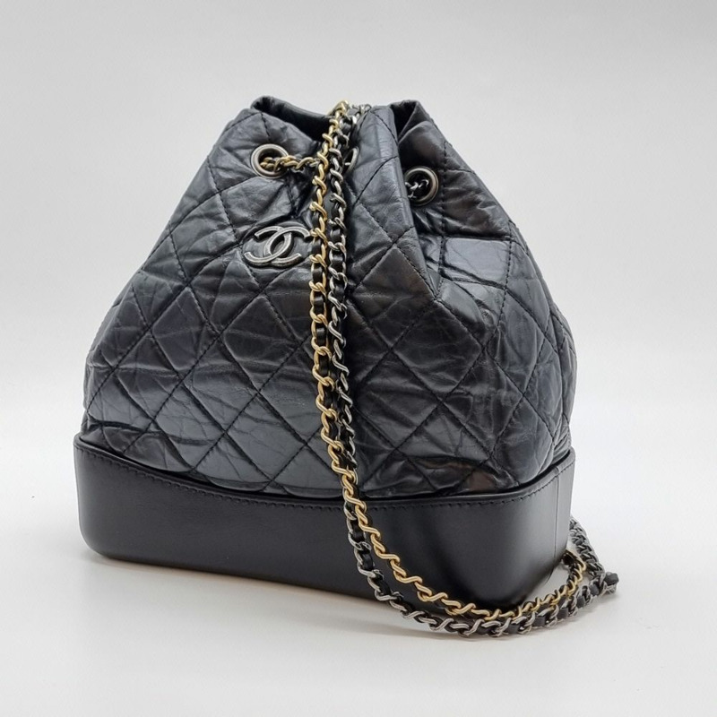 【包稅】CHANEL Gabrielle 背包 黑色 CHB102108-1