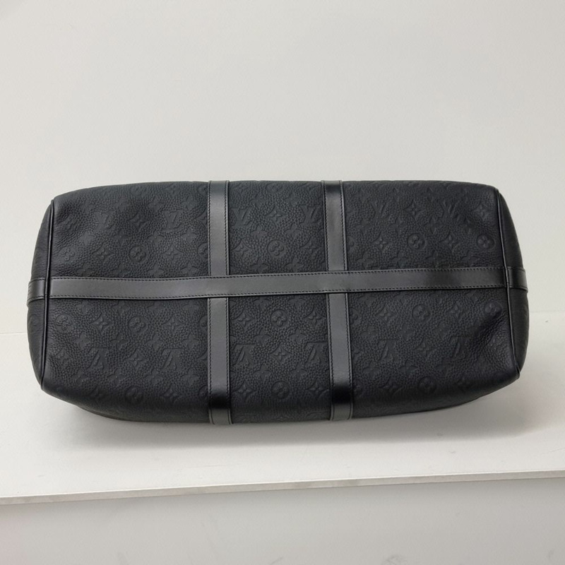 【包稅】LOUIS VUITTON Keepall Bandoulière Monogram Torillon 黑色 LOB102112-5