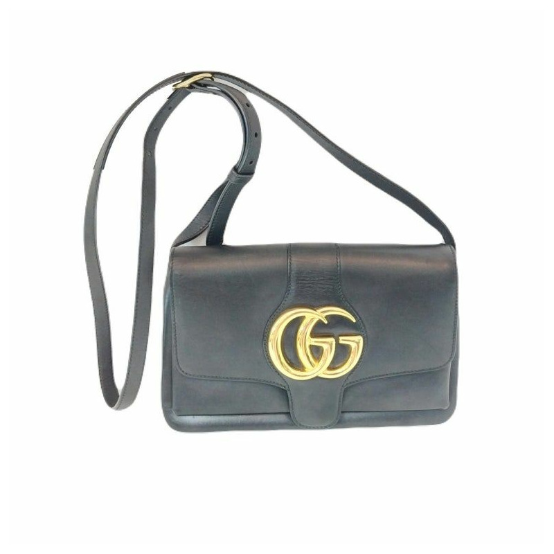 【包稅】GUCCI GG黑色皮革Ali小號肩斜背包-6