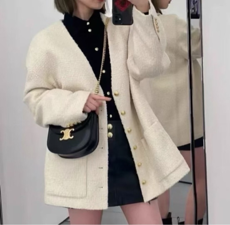 99闲置新 Celine賽琳 毛呢大衣 無附件-4