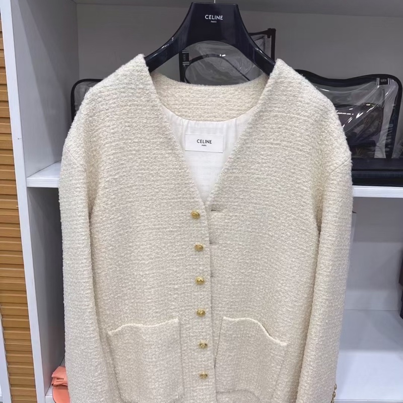 99闲置新 Celine賽琳 毛呢大衣 無附件-5