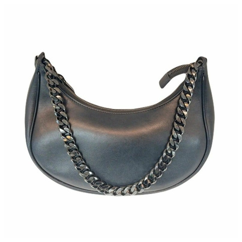 CELINE 黑色中型 Ava Hobo 鏈條單肩包