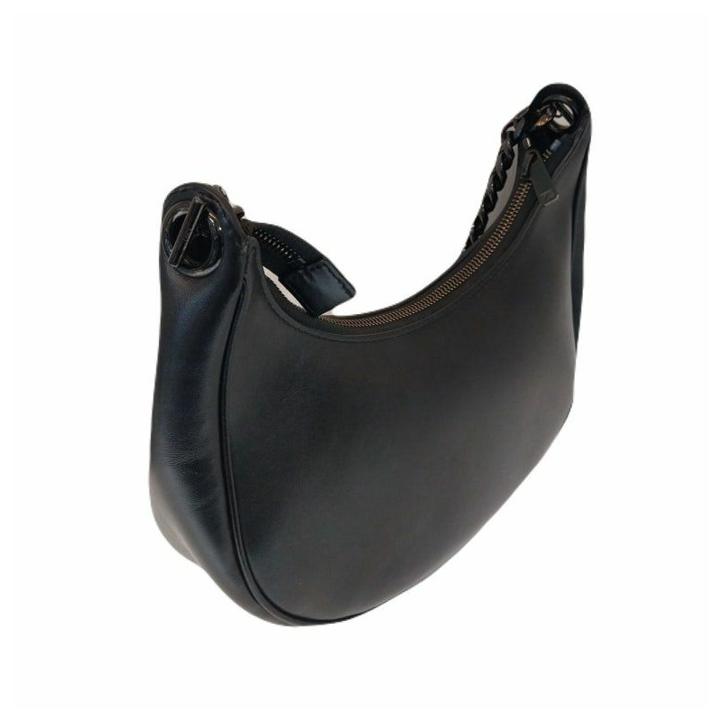 【包稅】CELINE 黑色中型 Ava Hobo 鏈條單肩包-4