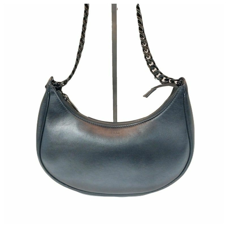 【包稅】CELINE 黑色中型 Ava Hobo 鏈條單肩包-6