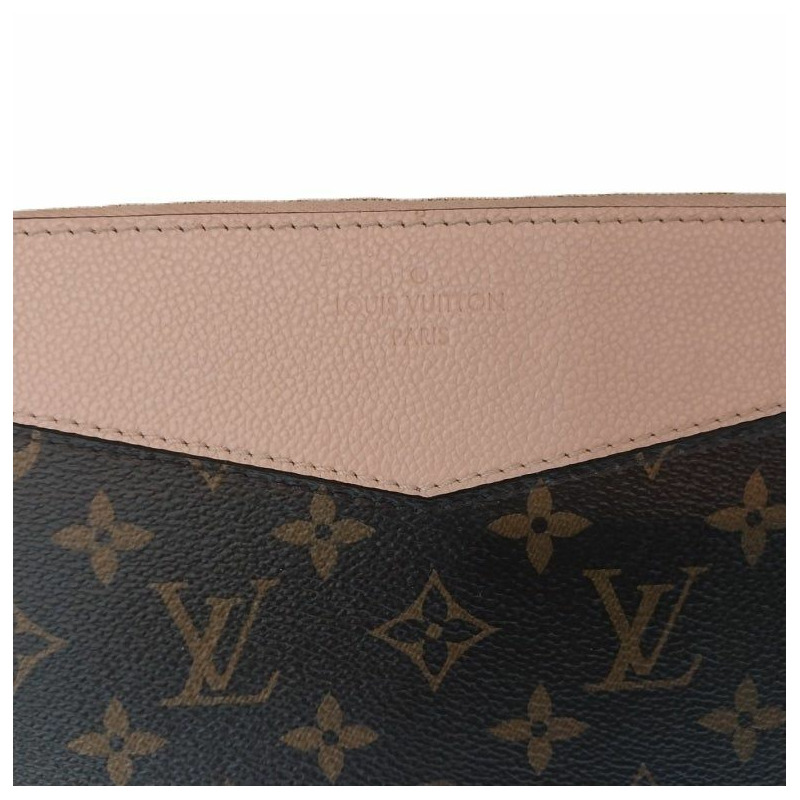 【包稅】LOUIS VUITTON Monogram Canvas Daily Pouch Rose Powder 女士粉紅手拿包-6
