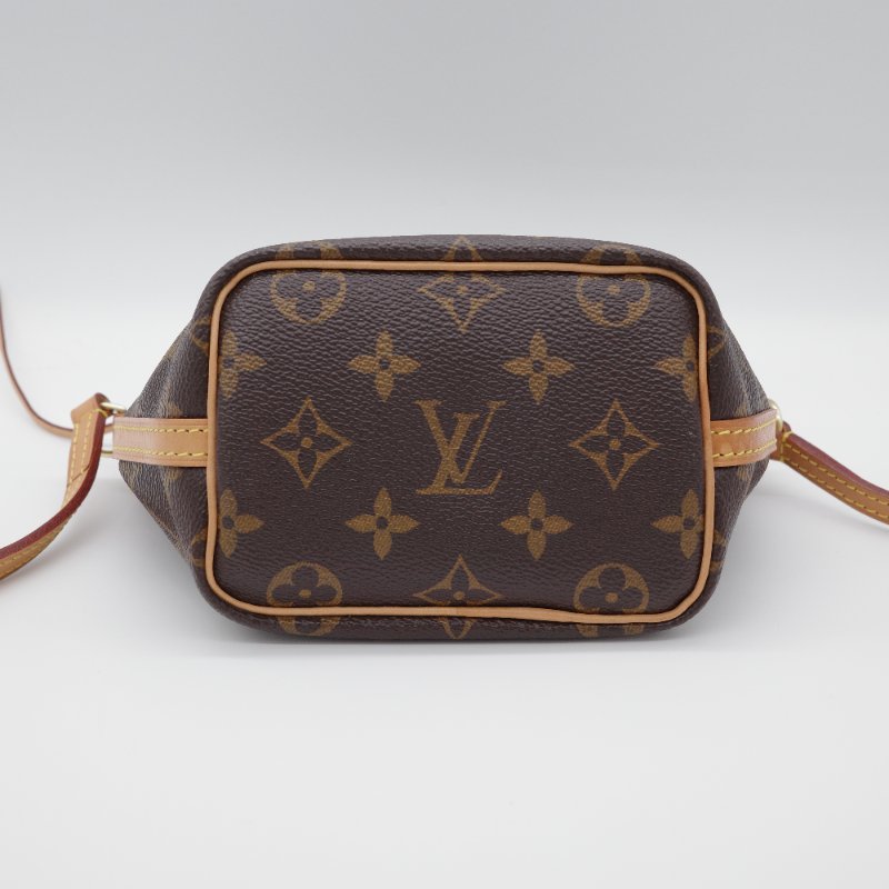 Louis Vuitton 路易威登 Noe mini  經典棕色花紋 帆布 水桶包 斜挎包-5