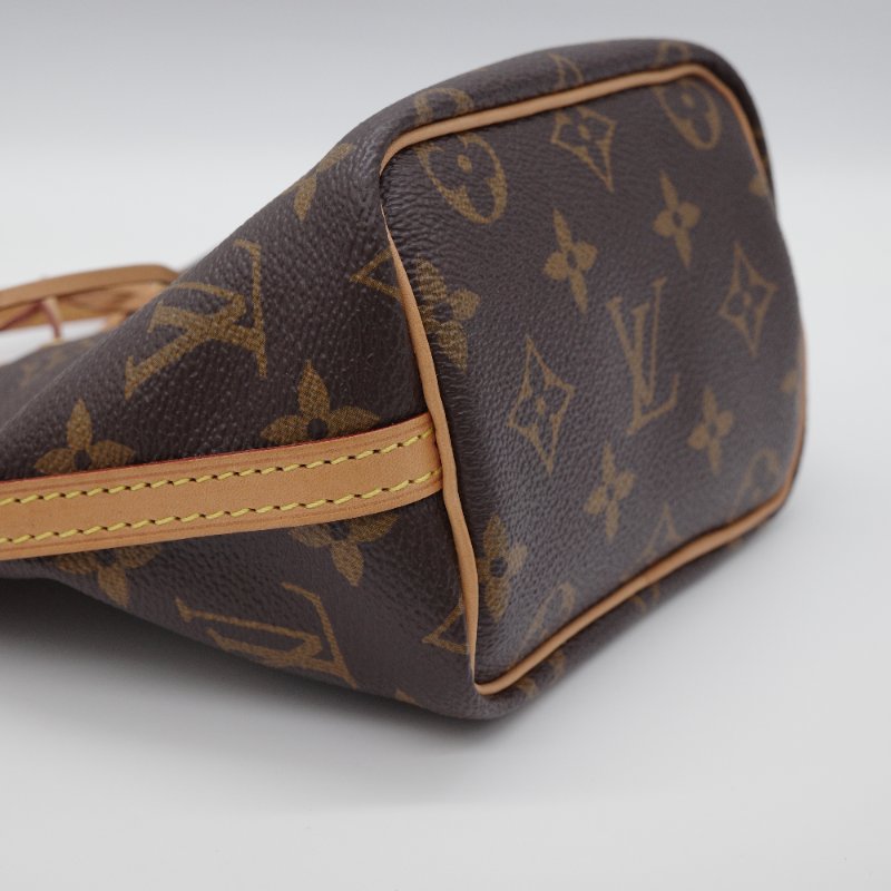 Louis Vuitton 路易威登 Noe mini  經典棕色花紋 帆布 水桶包 斜挎包-11