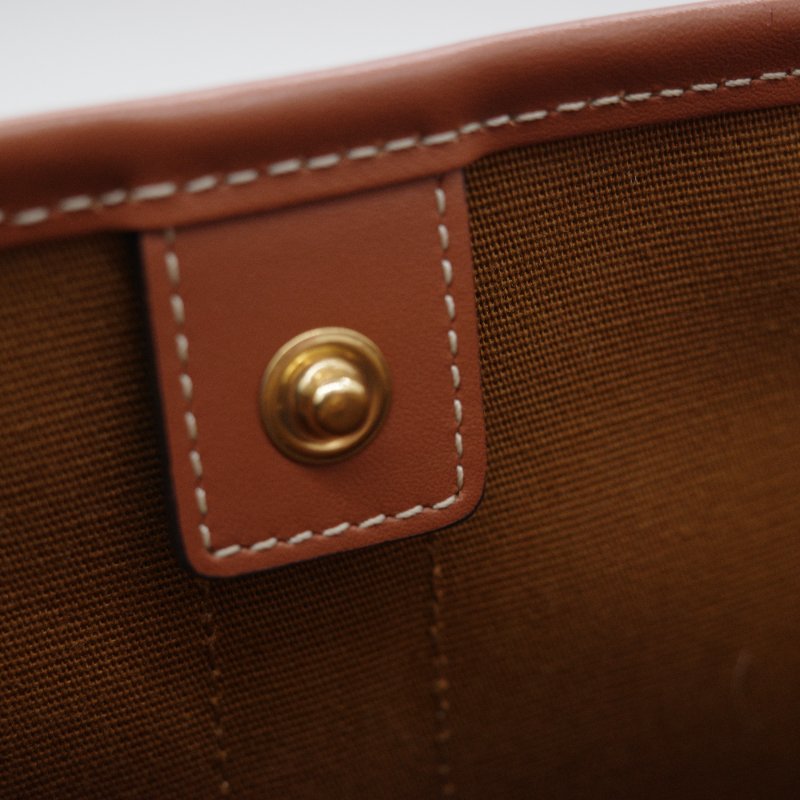 Celine 思琳 經典花紋 水桶包小號 棕色 牛皮 斜挎包 單肩包-14