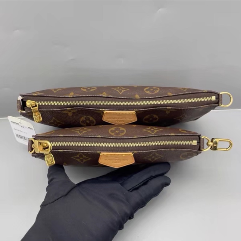 熱銷神包🤩99新🆕Lv路易威登五合一綠肩帶老花單肩斜挎包-6